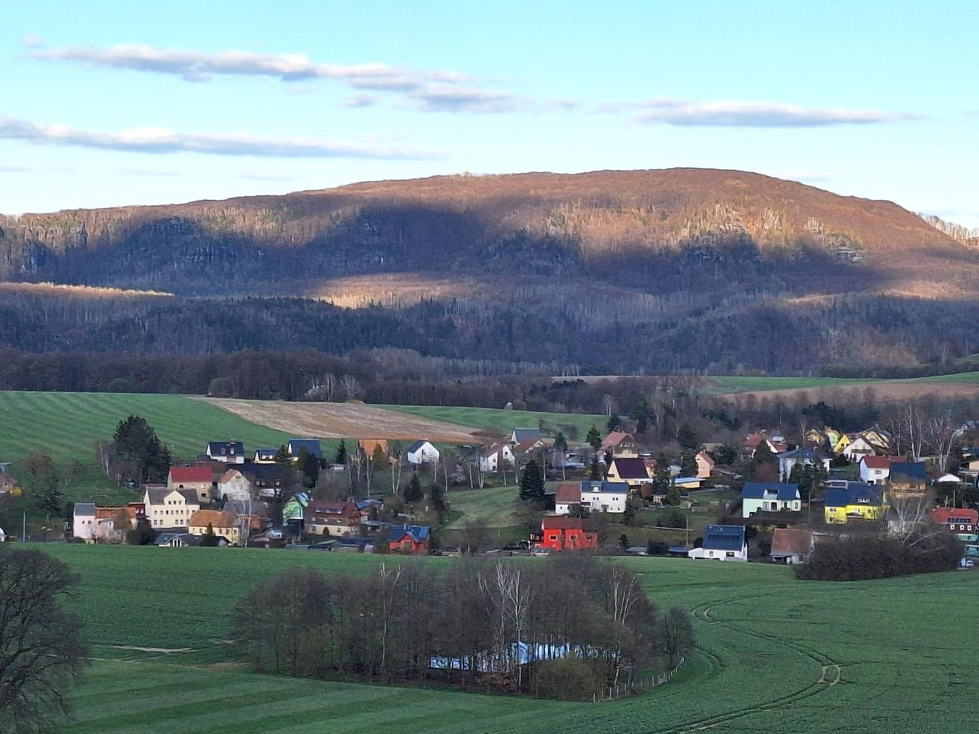 Ferienwohnung Blick Zum Zirkelstein Reinhardtsdorf-Schona Eksteriør billede
